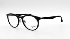 NEW RAY BAN RB 7116 5196 MATTE BLACK AUTHENTIC EYEGLASSES 51-19
