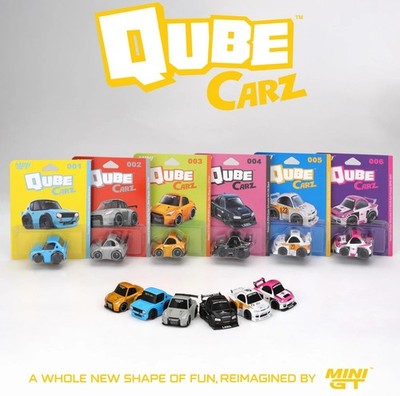 k*2様 MINI GT Qube Carz ミニカーセット 001-006 Mini GT 1:64 QubeCarz Series 1 Liberty Walk Assortment of 6 Cars