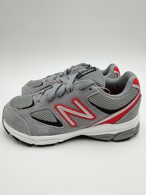 New Balance Kids 888v2 Size 11XW(Xtra Wide) Grey/Red |PK888RS2|