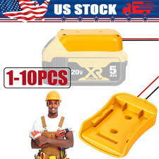 Power Connector DIY Battery Adapter Holder Dock For DeWalt 18V/20V Max Battery