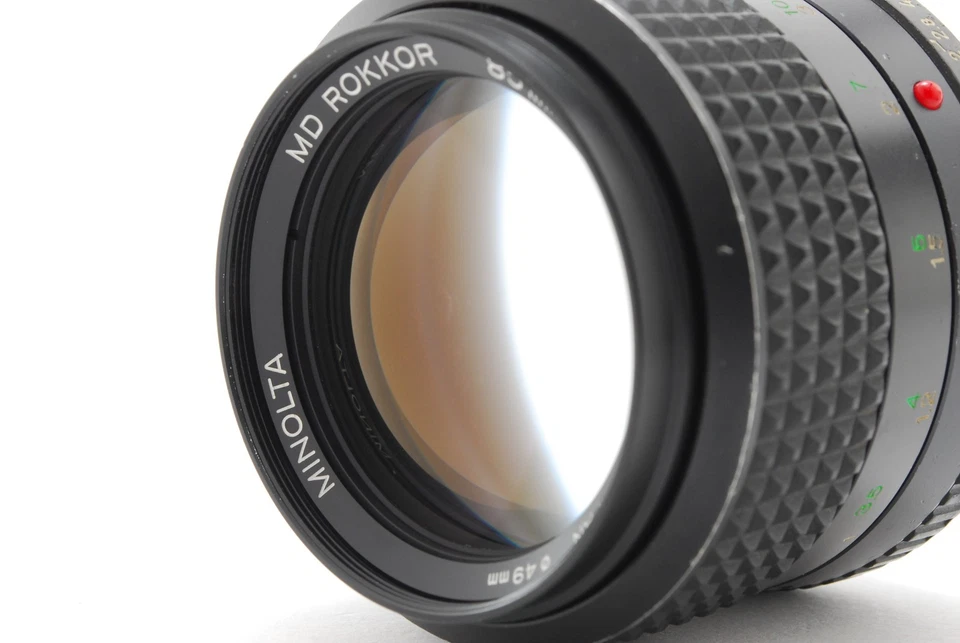 [Casi COMO NUEVO con Capucha] Lente Retrato Minolta MD 85mm f/2 Montaje MC MD de JAPÓN Foto 3 de 4