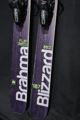 BLIZZARD BRAHMA 88 SKIS SIZE 187 CM WITH MARKER BINDINGS | eBay