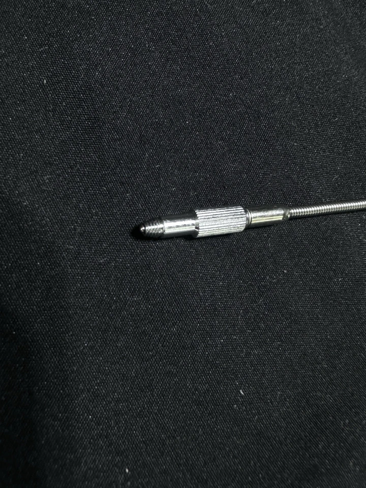 Vintage Shutter Release Mechanical Cable 12" with Locking Screw - Image 3 of 4