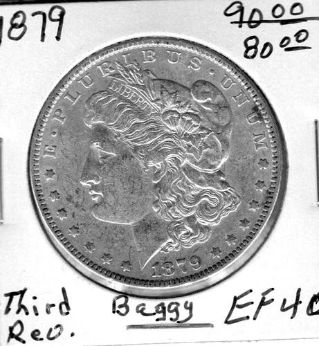 1879 Morgan Silver Dollar - EF