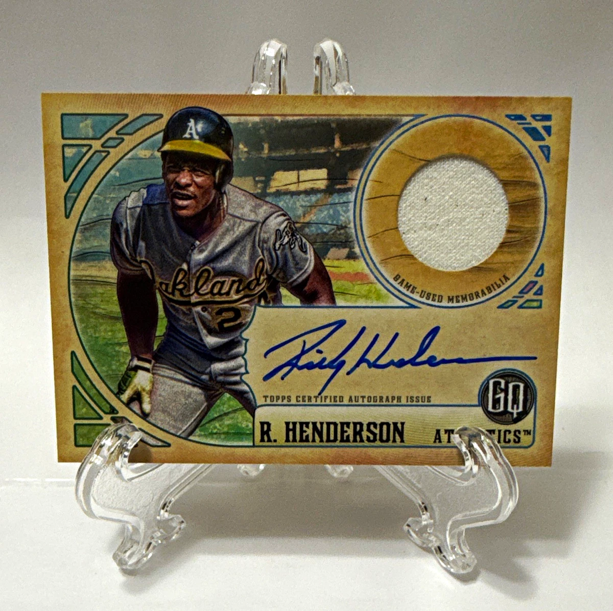 Rickey Henderson Baseball Original Autographed Sports Trading