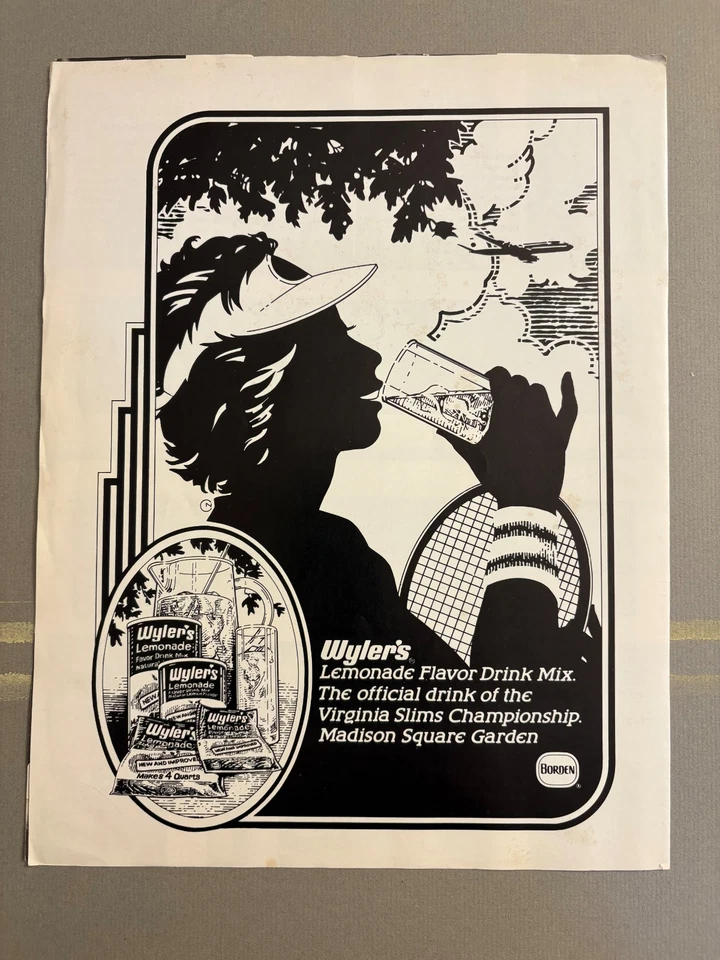 1977 Virginia Slims Championship Women's Tennis Program MSG March 24-27 GOOD - Image 4 of 4