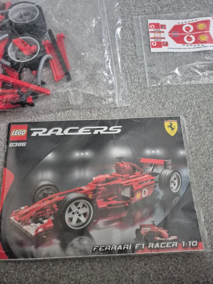 LEGO Racers 8386 Ferrari F1 Racer 1:10, photo 2 of 5
