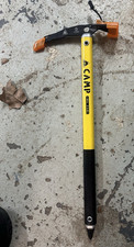 CAMP HIL 350 Ice Axe, Yellow/Black with Orange Head Ice Climbing Equipment