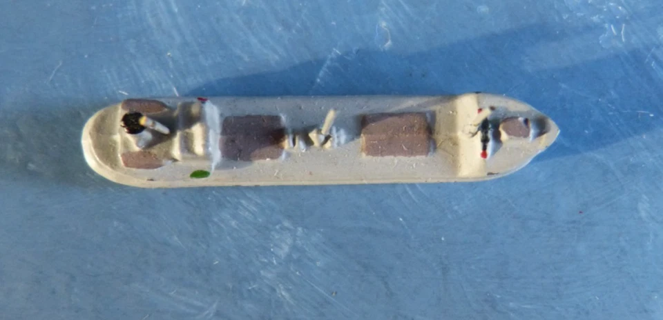 Wiking Metall Modell 61 - 1:1250 U Boot Tender Mosel deutsche Kriegsmarine 2.WK - Bild 3 von 4