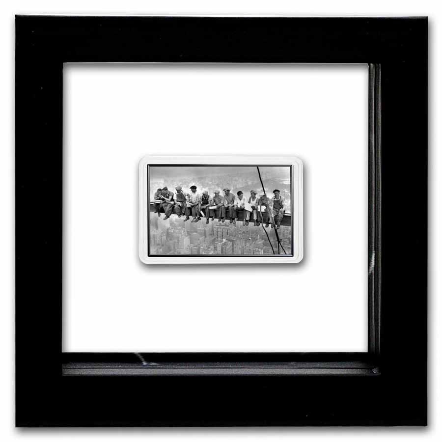 2025 Niue 1 oz Silver Lunch Atop a Skyscraper (w/ Box & COA)