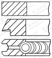 1X Goetze Engine 08-502900-00 Kolbenringsatz FüR VW Audi Skoda Seat Westfield