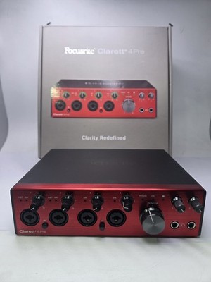 Focusrite Clarett+ 4 Pre USB Audio & Midi Interface