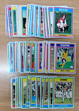 TOPPS FOOTBALL 1975/76 KARTEN: BLUE BACKS: RESTPOSTEN 80 TRADE CARDS: GOOD VINTAGE!