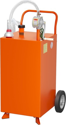 #ad Stainless Steel Fuel Caddy Tank Manual Rotary Pump Portable 30 35 40 45 Gallon $182.75