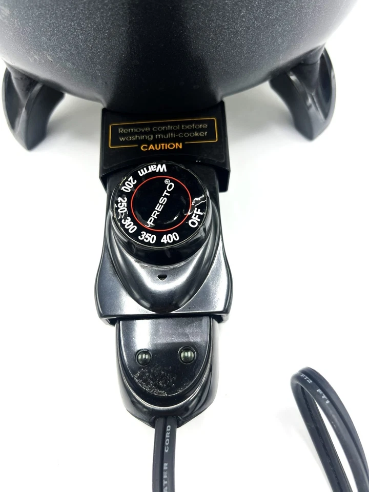 Hervidor de cocina Presto 06000 6 cuartos Freidora eléctrica multi-cocina vaporera asada Foto 2 de 4