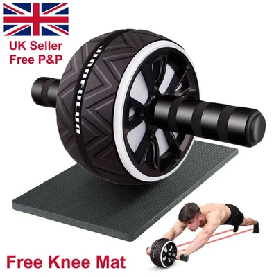 Pro Abs Roller Exercise Wheel Abdominal Core Strength Workout Muscle Cruncher - Image 1 of 4