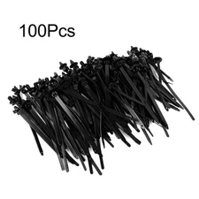 100pcs Set Mixed Cable Tie Bundled Car Wire Harness Line Fastener Zip Clip Bands