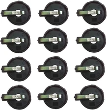 (Pack of 12 CR2032 2025 2015 Battery Holder Coin Cell Holder,Button Battery Hold