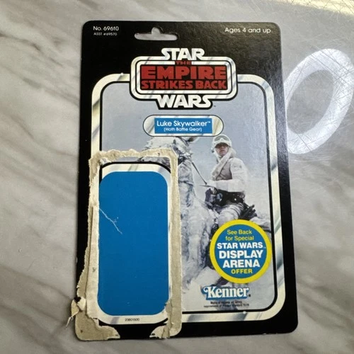 Vintage Star Wars 1981 Luke Skywalker Hoth Battle Gear CardBACK