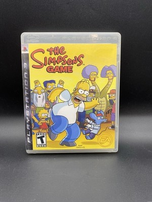 The Simpsons Game PS3 (PlayStation 3, 2007) Original Excellent No Book