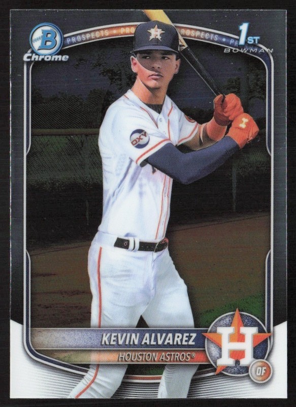 2025 Bowman Chrome Prospects Kevin Alvarez #BCP-227 GS1-5