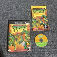Nintendo Gamecube 2003 - Teenage Mutant Ninja Turtles w/ Box & Manual (Works)