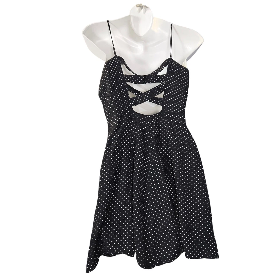 City Triangles Vintage S Dress Y2K Polka Dot Indie Babydoll Indie Sleaze Grunge - Image 4 of 4