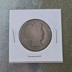 1902 Barber Half Dollar Circulated US Silver 50C Fifty Cents Uncertified Coin