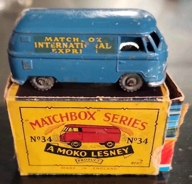 Matchbox Moko Lesney No.34 Volkswagen Microvan 1957 In Original Box - Image 2 of 4