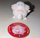 1999 TOMY Pokemon Chansey Figure CGTSJ Vintage Nintendo Collectible Toy W/ Coin