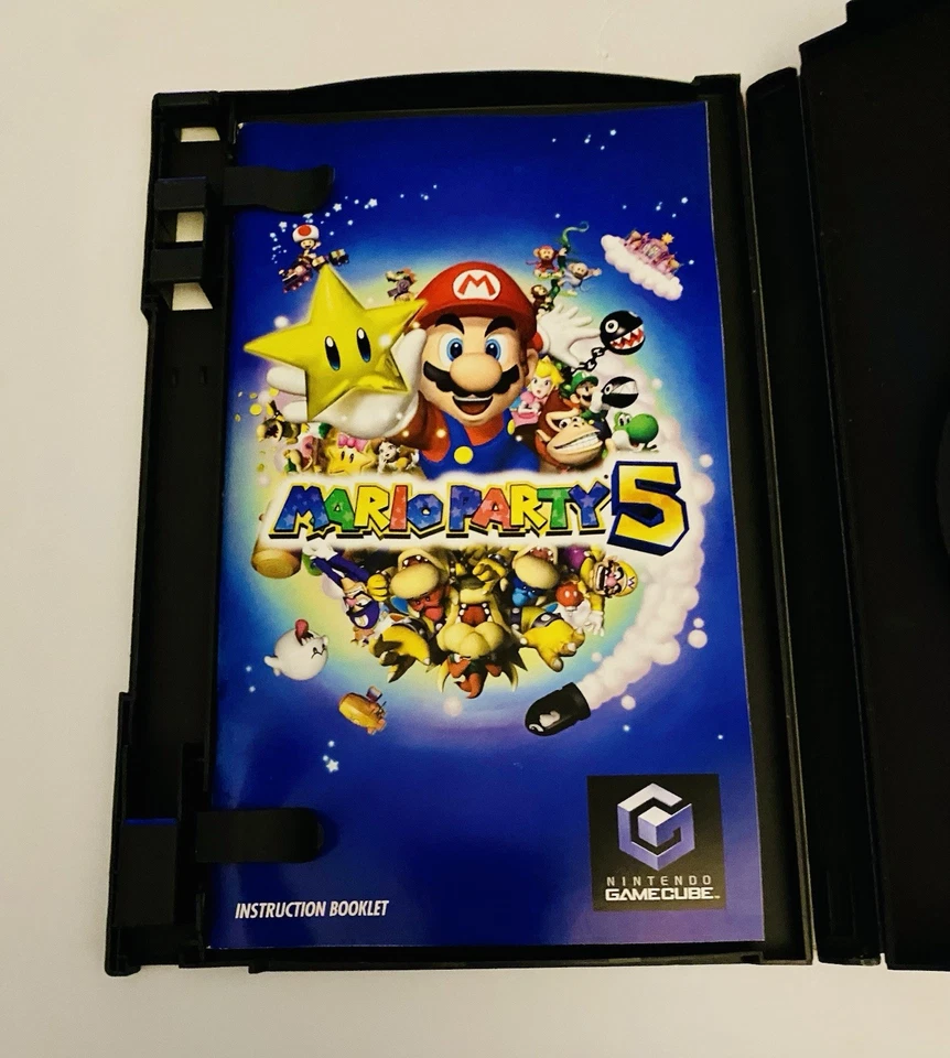 Mario Party 5 GameCube 2003 Completo - Funciona Muy bien - Se envía rápido Foto 3 de 4