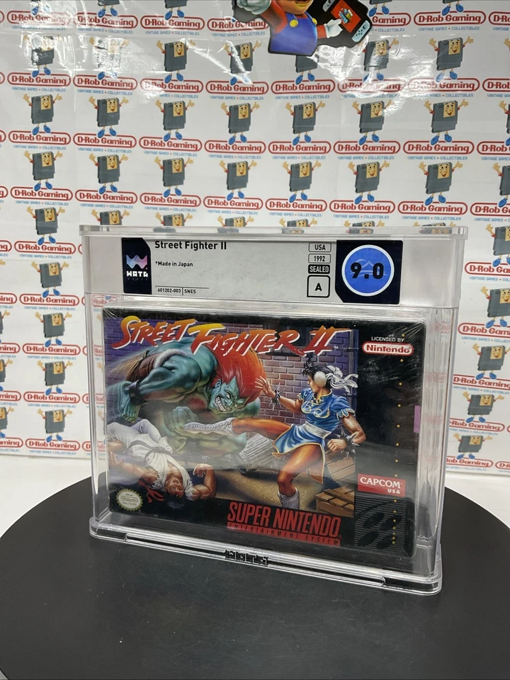 Street Fighter II 2 Super Nintendo SNES New Sealed Wata VGA CGC PSA Graded JAPAN - Image 4 of 4