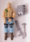 New ListingVintage GI Joe 1985 Buzzer figure with chainsaw axe & backpack
