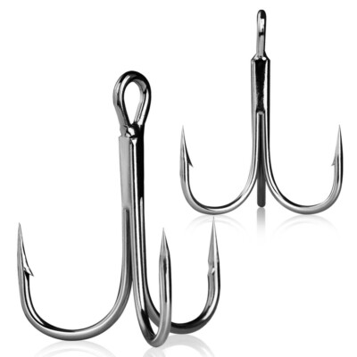 100Pcs Strong Treble Hook High Carbon Steel 13~45mm for Sea Fishing Saltwater | eBay 100Pcs Strong Treble Hook High Carbon Steel 13~45mm for Sea Fishing Saltwater | eBay