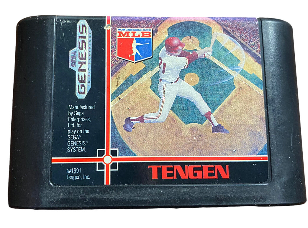 Sega Genesis Sports Lot of 2 Baseball RBI Baseball 3 Sports Talk
