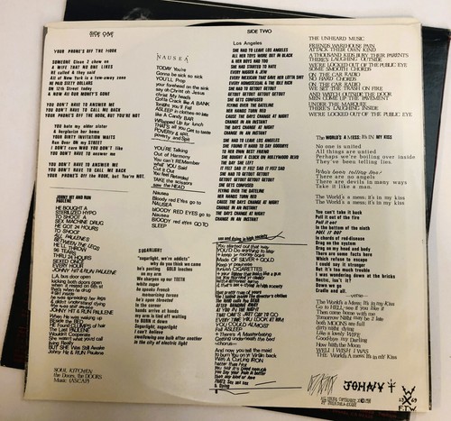 X - Los Angeles - 1980 Slash SR-104 Pixelated Cover EX RARE PUNK LP - Picture 4 of 8