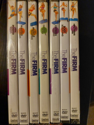 7 DVDs The Firm Body Sculpting System Workouts Hips Thighs ABS Cardio MuscleYoga - Picture 3 of 3