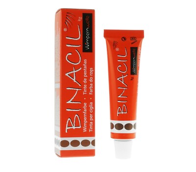 BINACIL by Wimpernwelle - Wimpern- & Augenbrauenfarbe braun 15ml