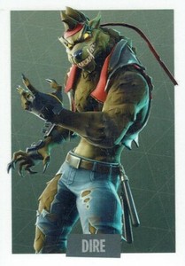 Panini Fortnite Serie 1 2019 Adesivo Epic Games Adesivo No. #255 Dire