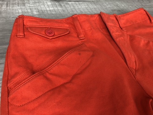Ralph Lauren Sport Equestrian Pants Orange Tan Leather Jeans Women’s 4 (26X26) - Picture 6 of 12