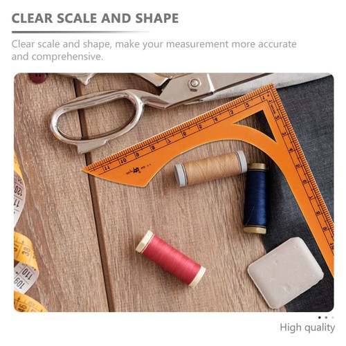 2 Pcs Cutting Ruler Patchwork Sewing Fabric Rulers for Quilting and