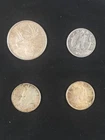 SILVER Lot of 4 Canadian dimes /Quarter 60, 63, 68  80% SILVER 50% for quarter