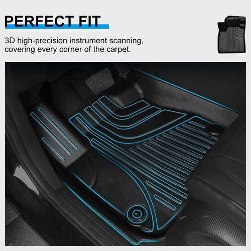 Juego de alfombrillas y alfombrillas de maletero TPE para auto Nissan Altima 2019-2025 primera y segunda fila - Imagen 3 de 12