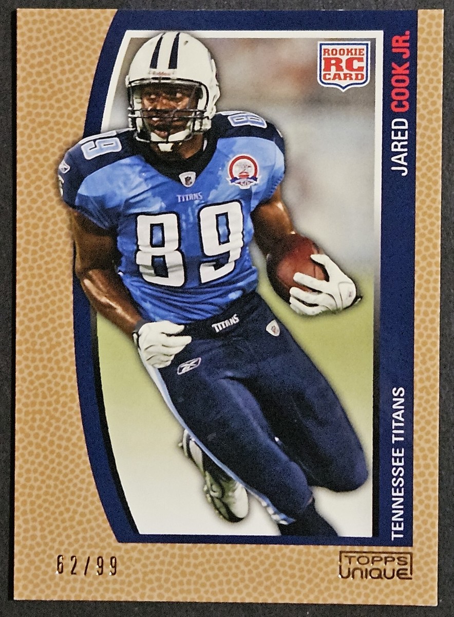 2009 Topps Unique Bronze #194 Jared Cook Jr. Rookie RC Tennessee