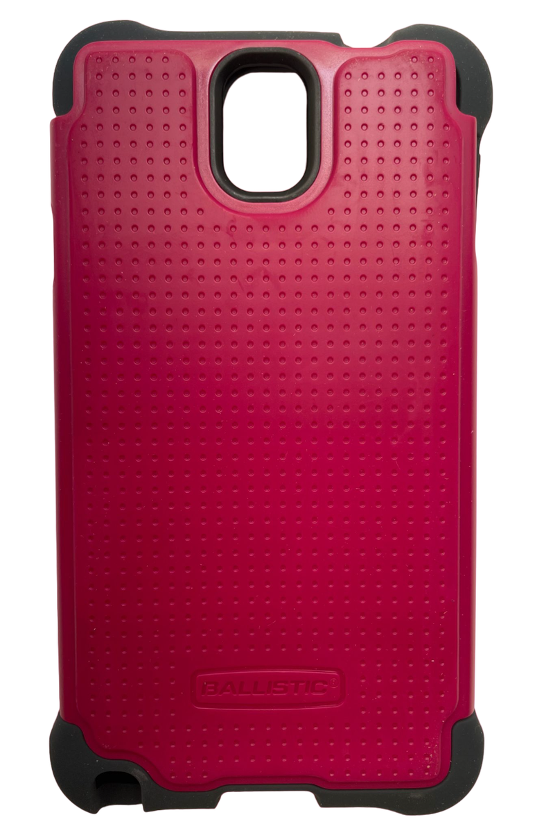 Ballistic Shell Gel Case for Samsung Galaxy Note 3, Mulberry/Gray