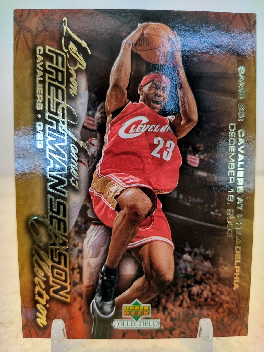 lebron james upper deck freshman season