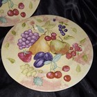 Three Coventry Stoneware Dinner Plates~Sweet Fruit~Indonesia — photo 4