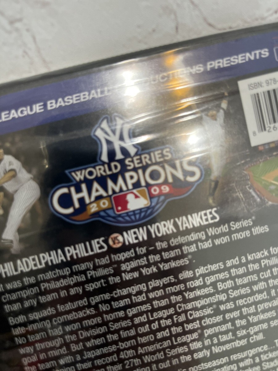 WORLD SERIES 2009 CHAMPIONS NEW YORK YANKEES DVD WS PHILADELPHIA PHILLIES  MLB 826663115123