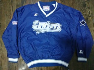 cowboys pullover windbreaker
