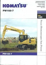 Equipment Brochure - Komatsu - PW160-7 Pelle Pneus Excavator 2004 FRENCH (E5631)